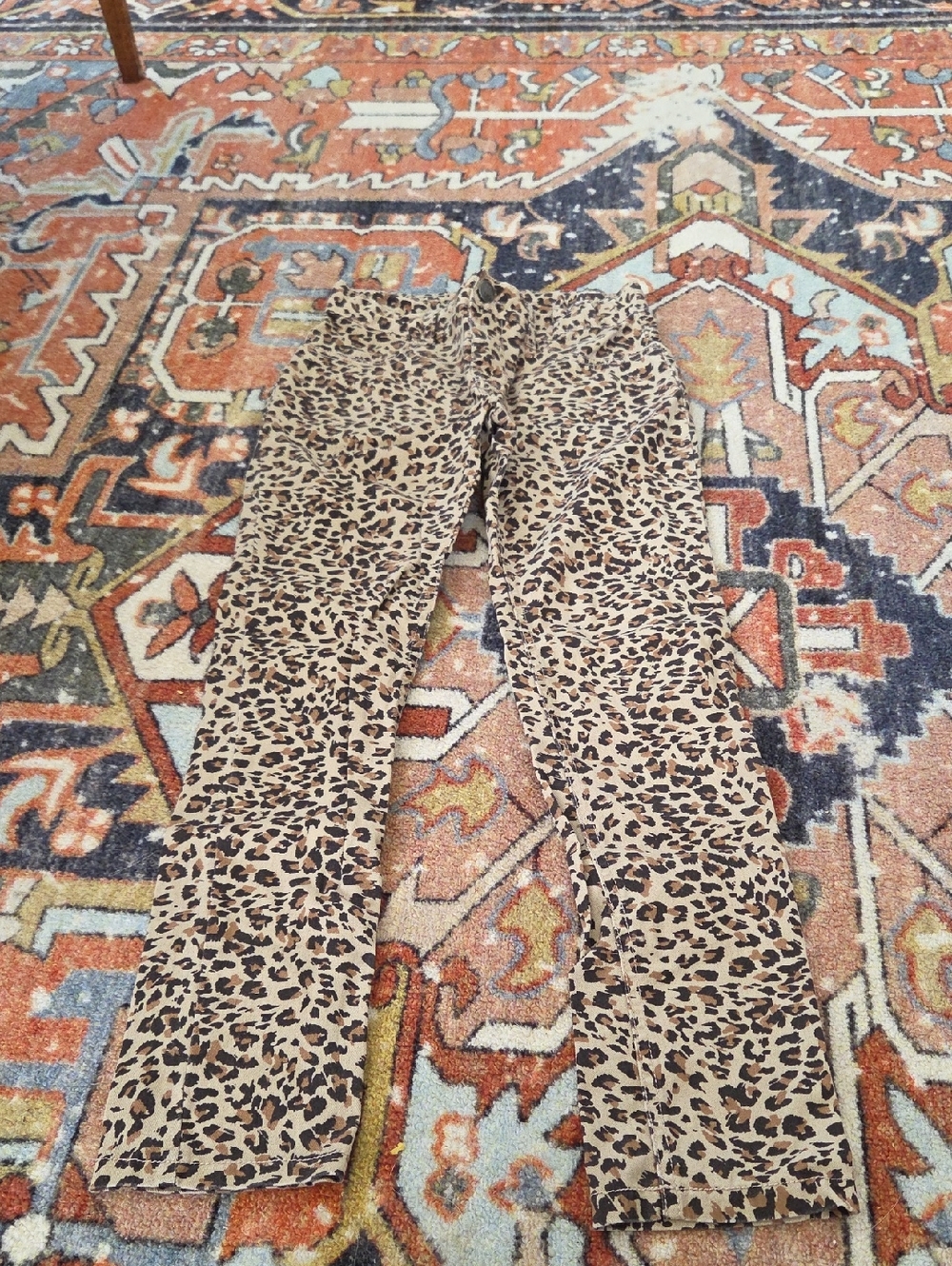 The Children's Place Leopard Print Skinny Jeans - Brown/Tan/Black